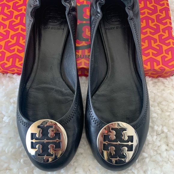 black tory burch flats sale